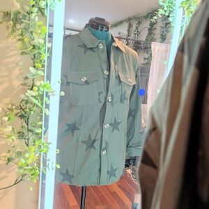 Knox Rose Green Jacket with Embroidery